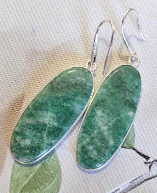 Pendientes Aventurina 925