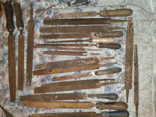 Lote de limas y escofinas