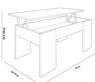 Sofá Cama + Mesa Centro