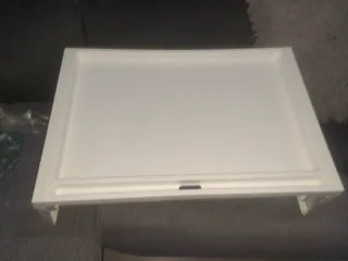 Mesa Plegable para Sofá/Cama Blanca