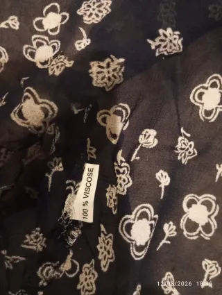 Blusa donna nera e bianca