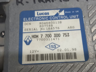 CENTRALITA MOTOR UCE RENAULT TRAFIC I 7700300753