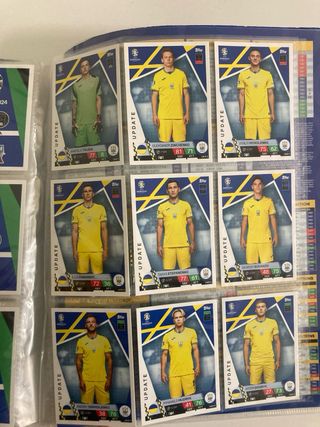 Álbum Topps Match Attax Euro 2024 + Cartas