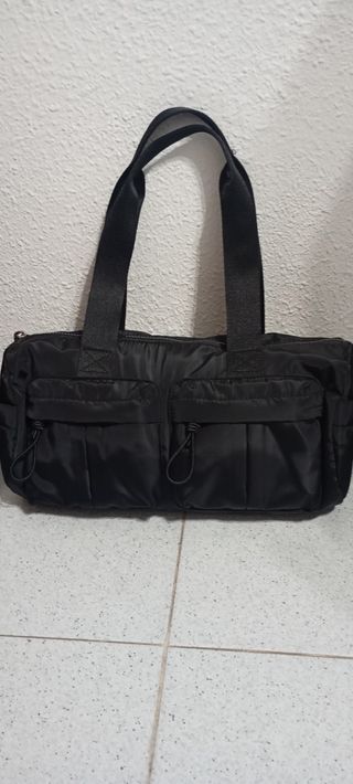 Bolso de mano negro para mujer