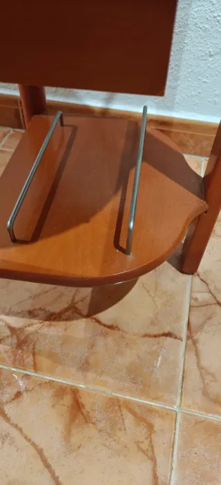 Silla Galán HERGASA Madera y Tela Azul