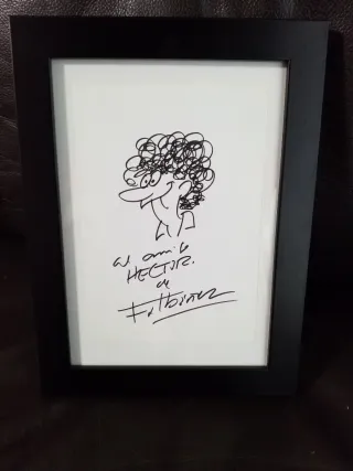 DIBUJO ORIGINAL de FRANCISCO IBÁÑEZ FIRMADO