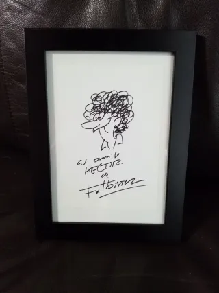 DIBUJO ORIGINAL de FRANCISCO IBÁÑEZ FIRMADO