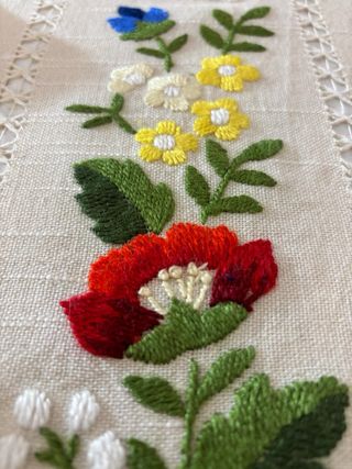 Tovaglia ricamata a mano Sfilato