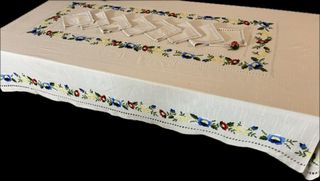 Tovaglia ricamata a mano Sfilato