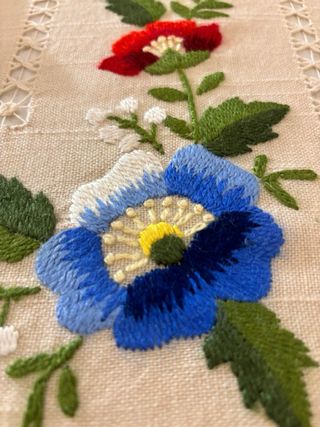 Tovaglia ricamata a mano Sfilato