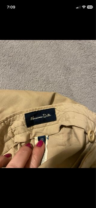 Pantalón chico Massimo Dutti beige