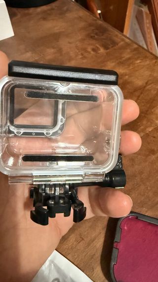 Carcasa GoPro 5/6/7 y filtros rojos