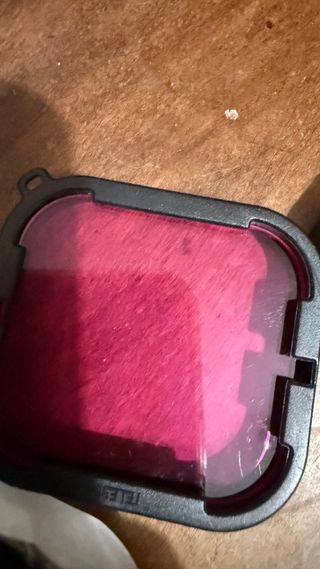 Carcasa GoPro 5/6/7 y filtros rojos