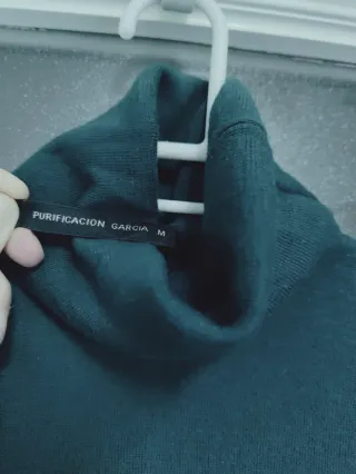 Jersey cuello alto Purificación García verde