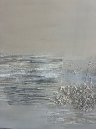 Cuadro abstracto tonos neutros