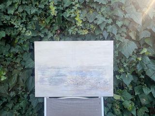 Cuadro abstracto tonos neutros