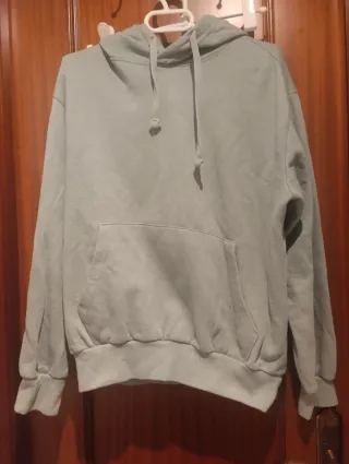 Sudadera con capucha verde