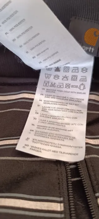 Chaqueta deportiva Carhartt rayas años 00-02