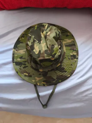 Gorro sombrero chambergo camuflaje