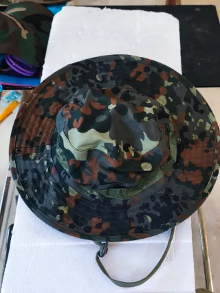Gorro sombrero chambergo camuflaje
