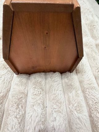 Scatola lustrascarpe vintage Sciuscià legno