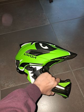 Casco Enduro Bici Verde LIXADA