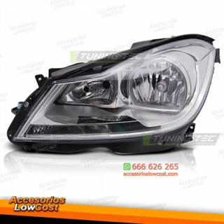 Faro delantero izquierdo para Mercedes W204 11-14