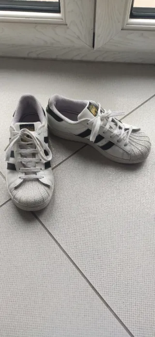 Adidas Superstar Bambino/a 33 Bianche
