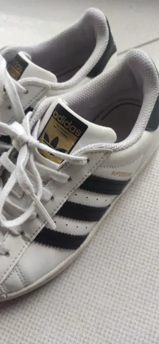 Adidas Superstar Bambino/a 33 Bianche