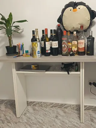 Mesa de comedor plegable 120x70 cm de pliega