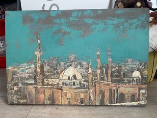 Cuadro Decorativo Acuarela Madera