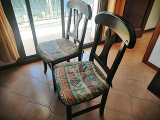 Mesa extensible de madera