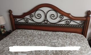 Cabecero cama 135 y 2 mesillas noche