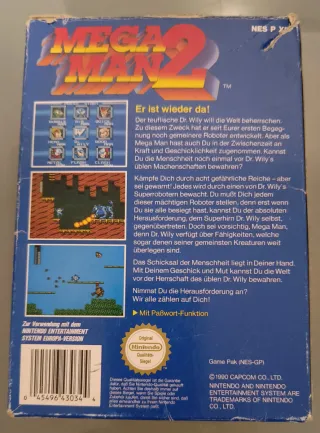 Mega Man 2 Nintendo NES Europa-Version
