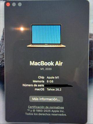 MacBook Air 13” M1 Oro 256GB