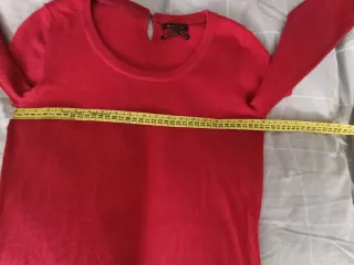 Jersey rojo manga larga