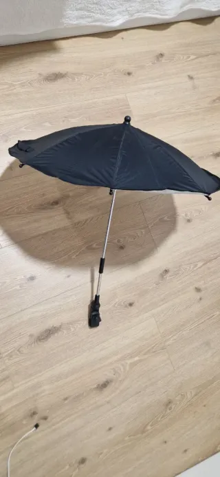 Sombrilla para carrito bebé negra