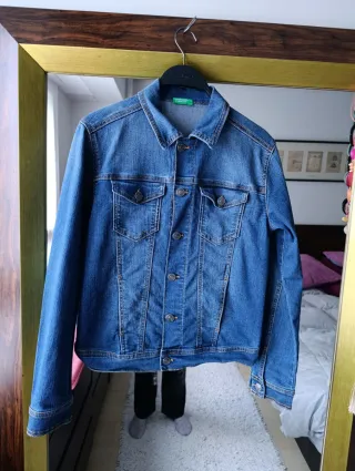 Cazadora vaquera azul