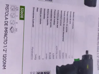 Pistola Neumática Mini 1/2 1302NM