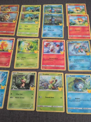 Lote Cartas Pokémon 25 Aniversario