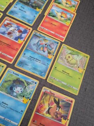 Lote Cartas Pokémon 25 Aniversario