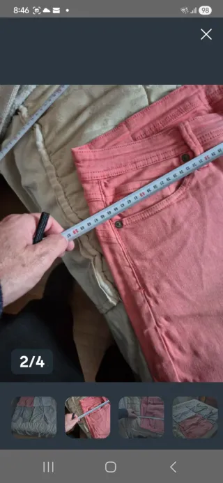 4 Bermudas XL Hombre Pantalón Corto