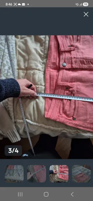 4 Bermudas XL Hombre Pantalón Corto