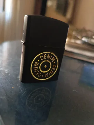 Encendedor Gasolina Denim Negro