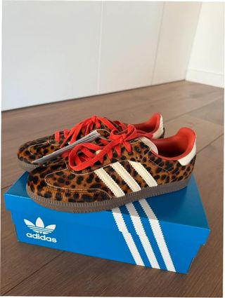 Adidas Samba OG Leopardo Rojo Talla 40