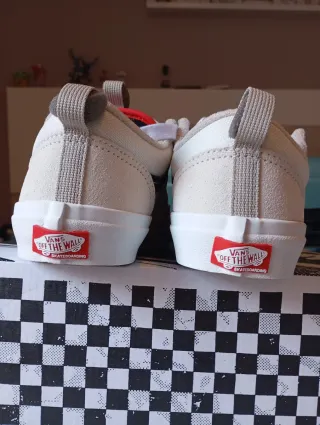 Zapatillas Vans Old Skool Beige/Blanco skate