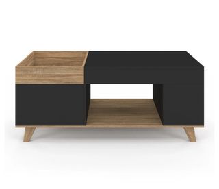 SE VENDE MESA DE CENTRO ELEVABLE DE MADERA DE HAYA