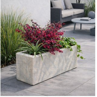 Jardinera Grande Ultraligera | Estilo Hormigón