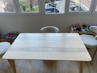 Mesa LISABO IKEA Madera