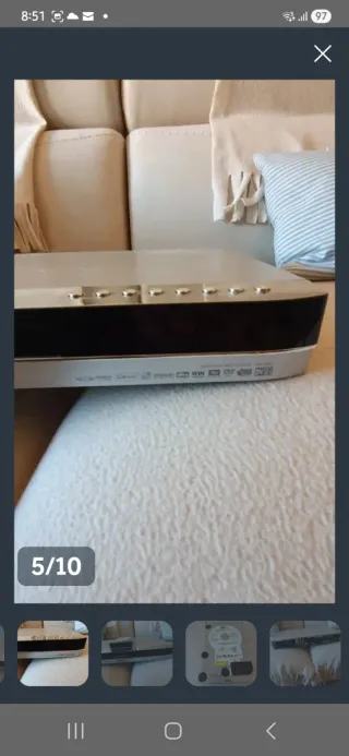 Reproductor DVD TDT Doble